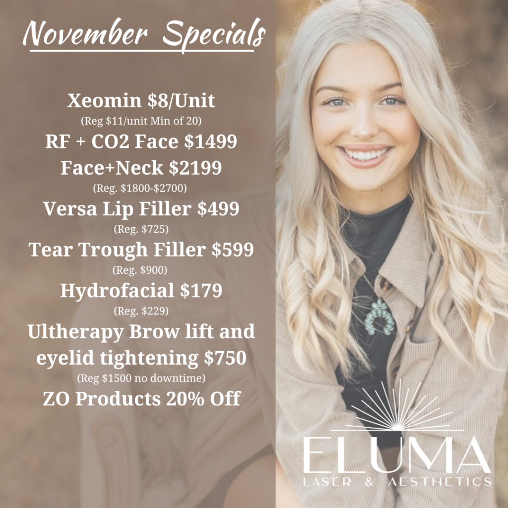 November Skin Rejuvenation Specials