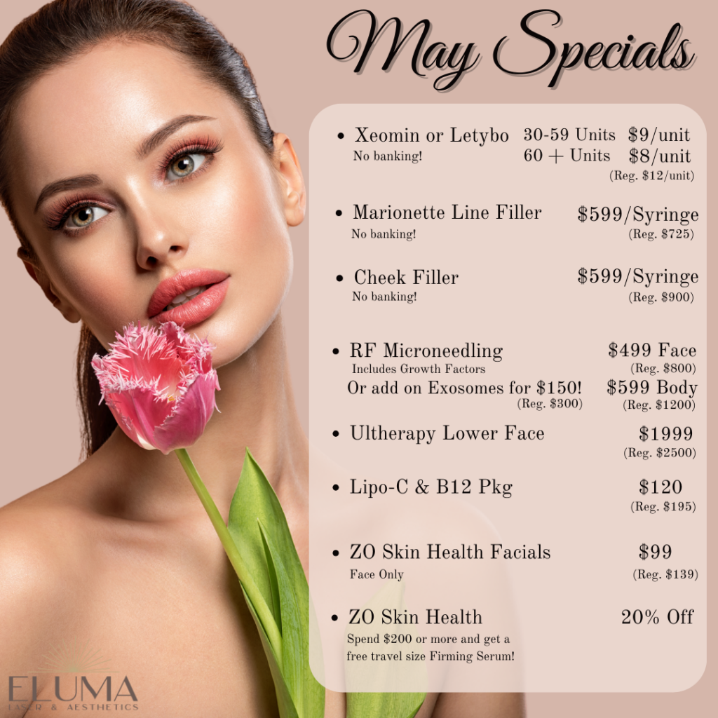 May Specials Eluma Laser and Aesthetics - Eluma - Laser & Aesthetics