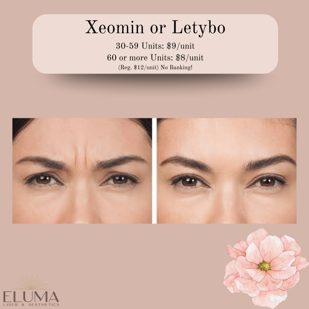 May Specials Letybo or Xeomin Eluma Laser and Aesthetics - Eluma - Laser & Aesthetics