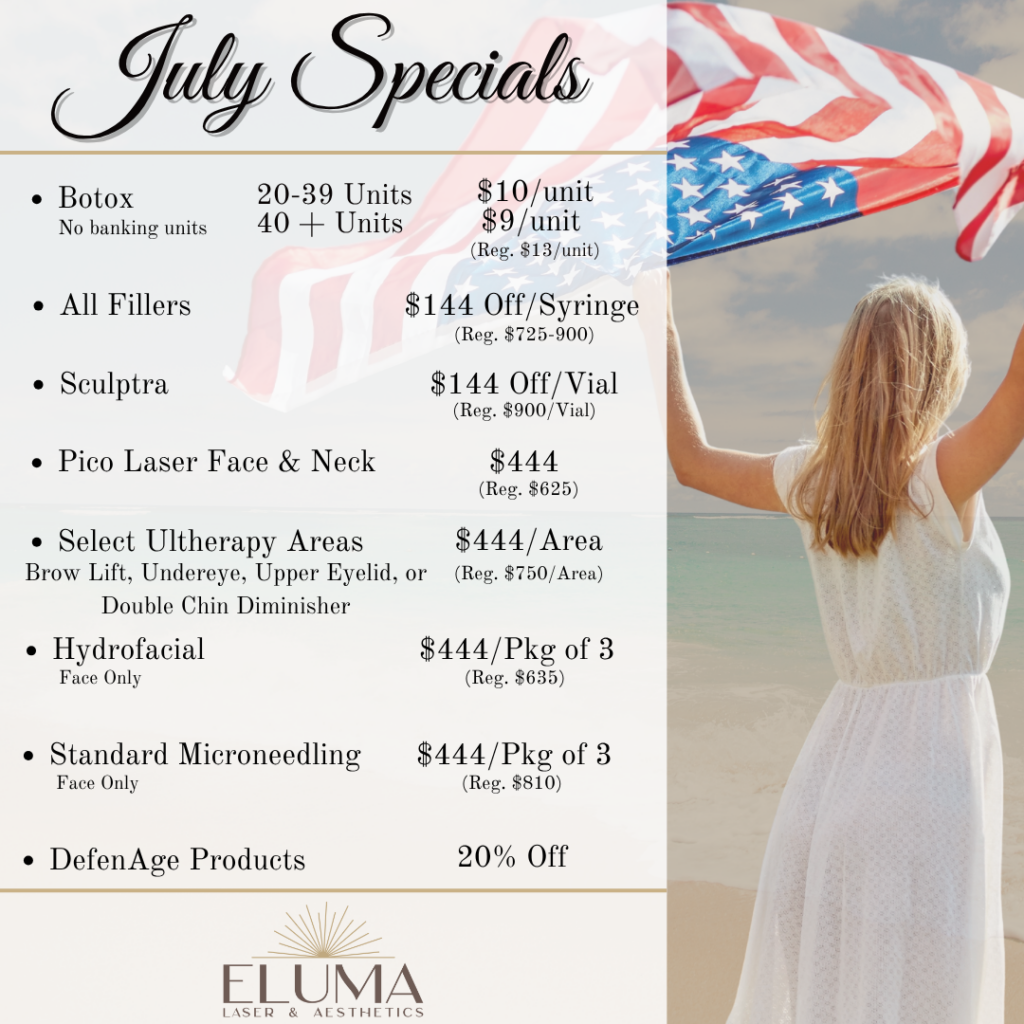 July '25 Specials 2 - Eluma - Laser & Aesthetics