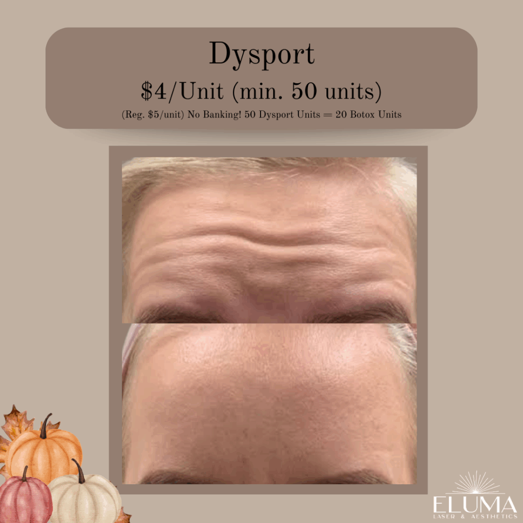 Eluma Laser and Aesthetics Dysport /unit special - Eluma - Laser & Aesthetics