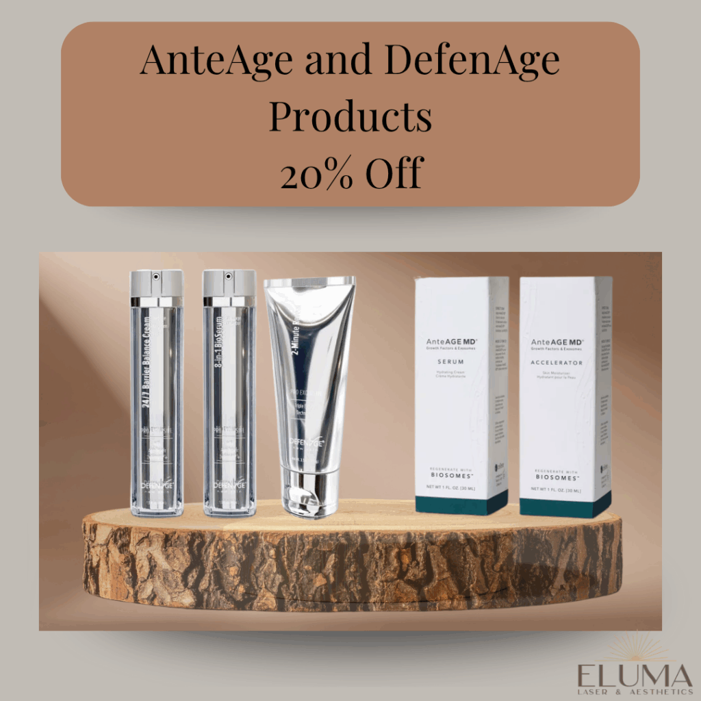 Eluma Laser and Aesthetics Anteage and Defenage products 20% off - Eluma - Laser & Aesthetics