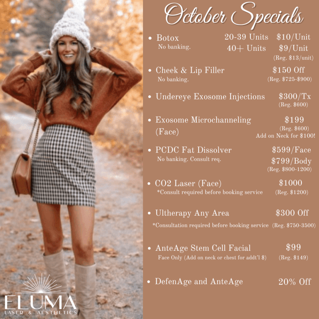 October Specials - Eluma - Laser & Aesthetics